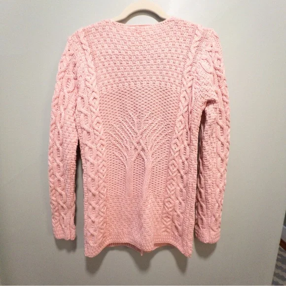 Kilronan Knitwear 100% Wool Irish Knit Cardigan Sweater - Picture 7 of 7